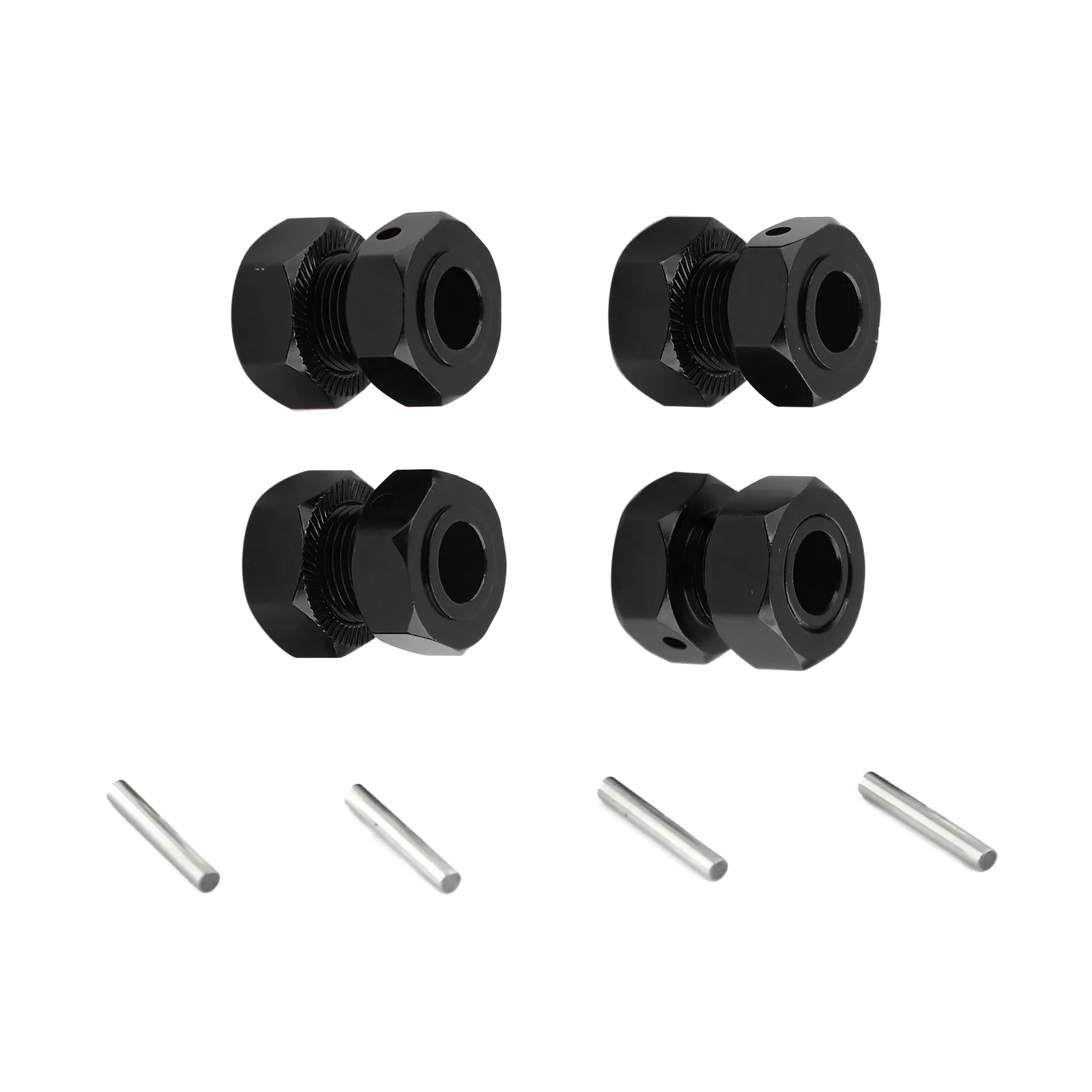 4szt Metalowe piasty kół 17mm Sześciokątne złączki Nakrętka zapobiegająca poluzowaniu Części do Arrma 1/8 6S KRATON OUTCAST RC Car Accessory