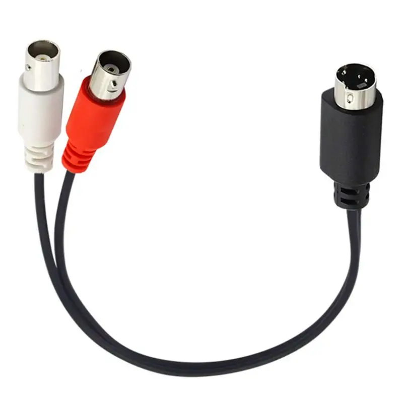 Capture Card Monitoring Video Connection Cable 1/2 Video S-Video 4Pin Mini 4P To 2 BNC Male And Female 0.25m 1.5m