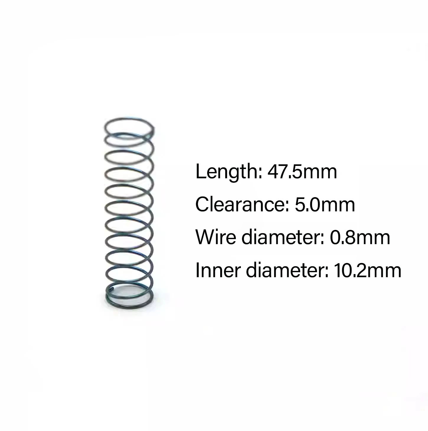 1pcs Aluminum Alloy Shock Absorber Spring for 1/10 RC Crawler Car Traxxas TRX4 Defender AXIAL SCX10 RC4WD RTG KM Accessories