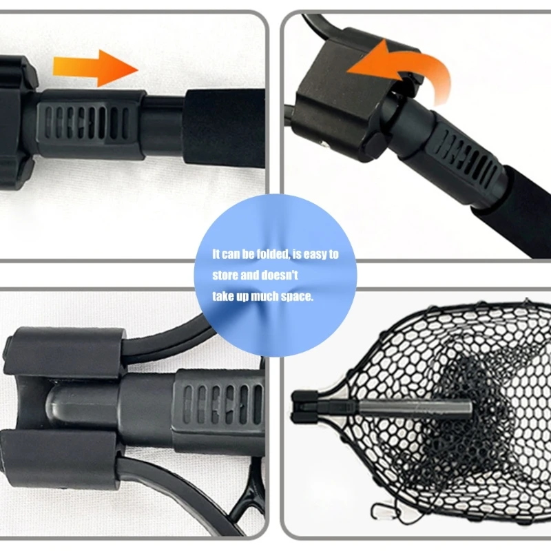 

Складная посадочная сеть складной ручки Рыбацкая сеть соленой рыбной оборудование Jome Jome
