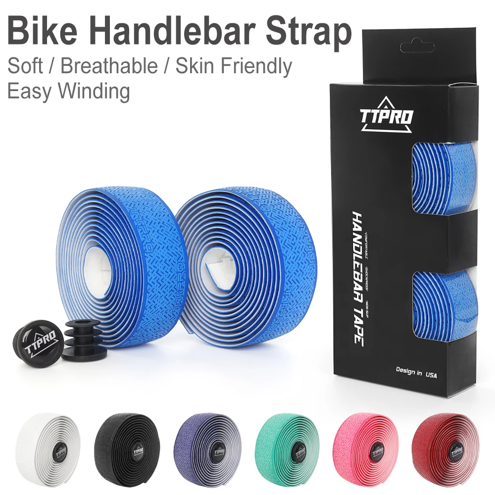 TTPRO Lizard Pattern Anti-slip Bike Bar Tapes Road Bike Handlebar Tape Shock-absorbing Road Bicycle Handlebar Winding Strap