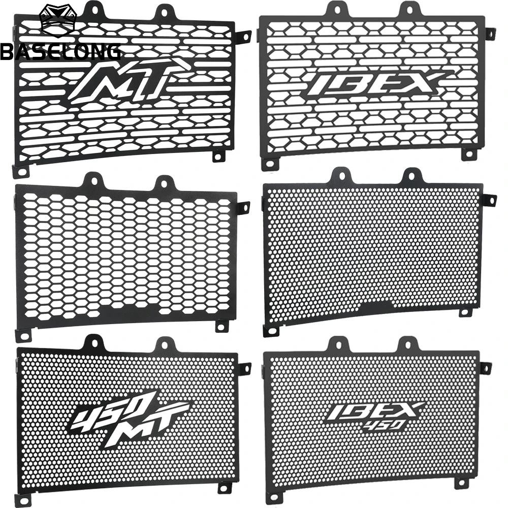 ل CFMOTO CF MOTO 450MT Ibex 450 MT MT450 CF450MT 2024 2025 2026 دراجة نارية المبرد الحرس حماية غطاء المحرك حامي