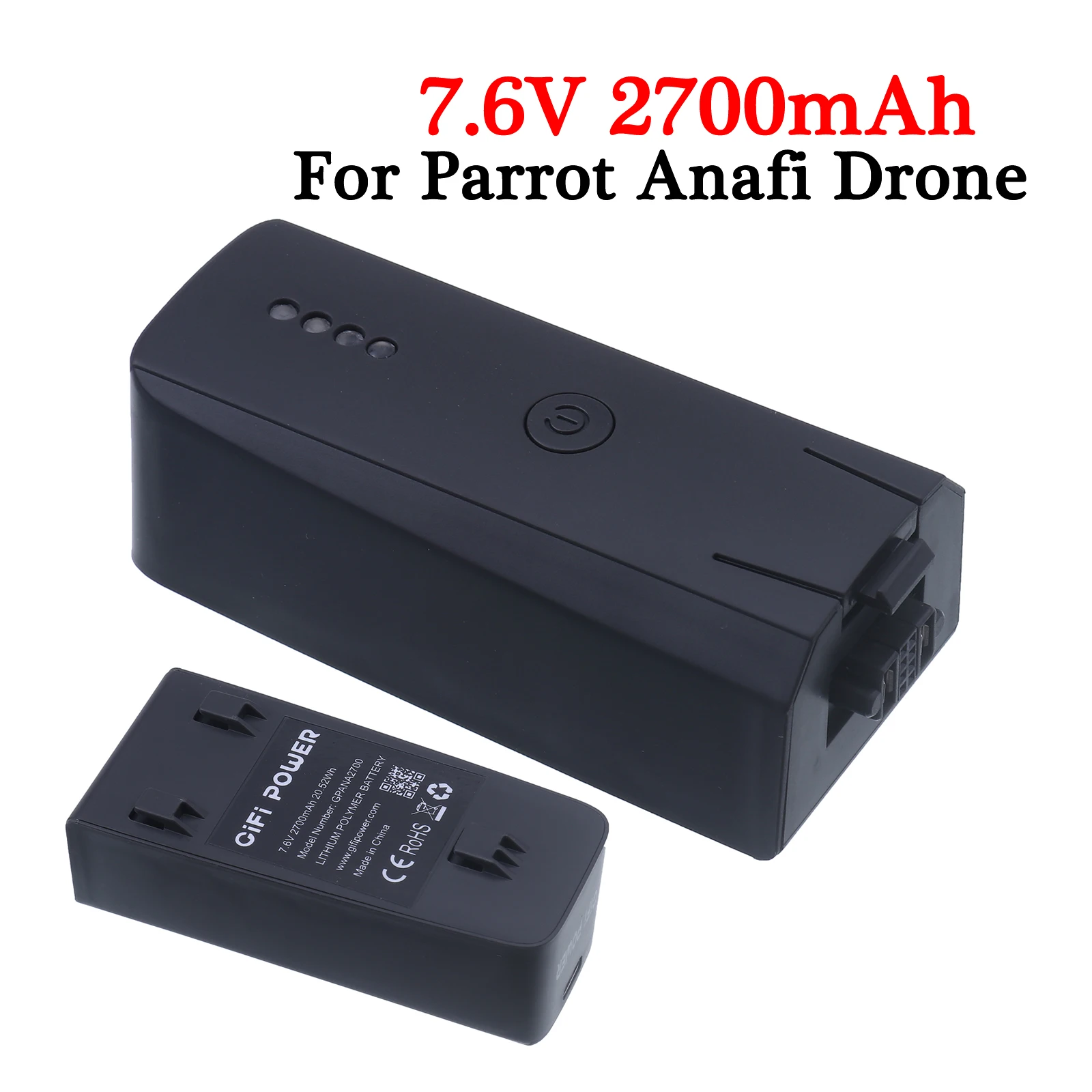 Original 7.6V 2700mAh 20.52Wh lithium battery for Parrot Anafi Battery High quality remote control for 7.6v drone battery