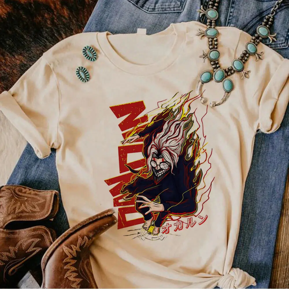 

Dandadan t-shirt women harajuku Punk hip hop Graphic t shirt 2000s University Vintage Graphic streetwear women