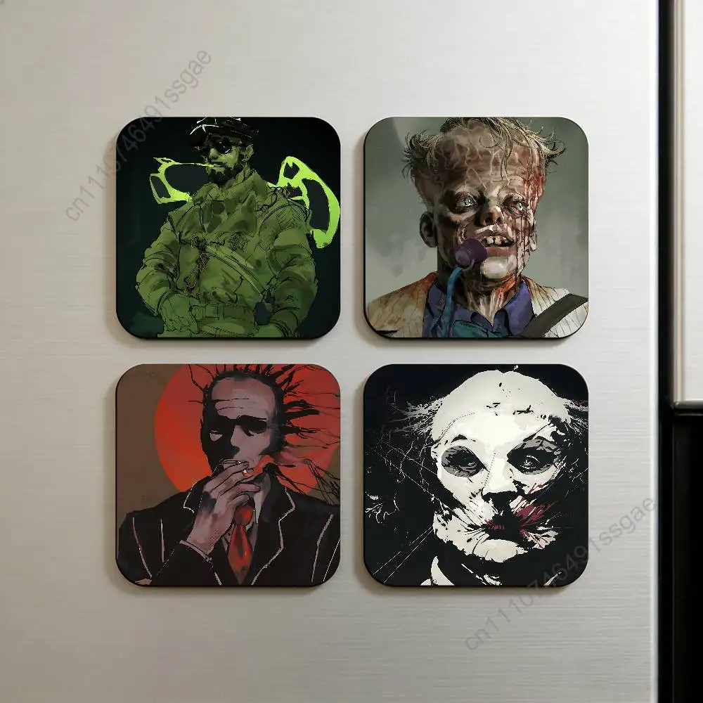 

The Outlast Trials Decorative Refrigerator Magnets, Cute Funny Fridge Magnets for Kitchen Home Office Whiteboard Locker Decor