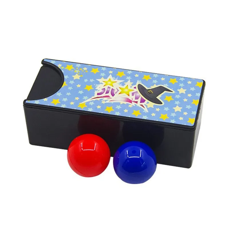 Changeable Magic Box Tricks Classic Funny Gadgets Toys Turning The Red Ball Into The Blue Ball Props Classic Magic Tricks Toys