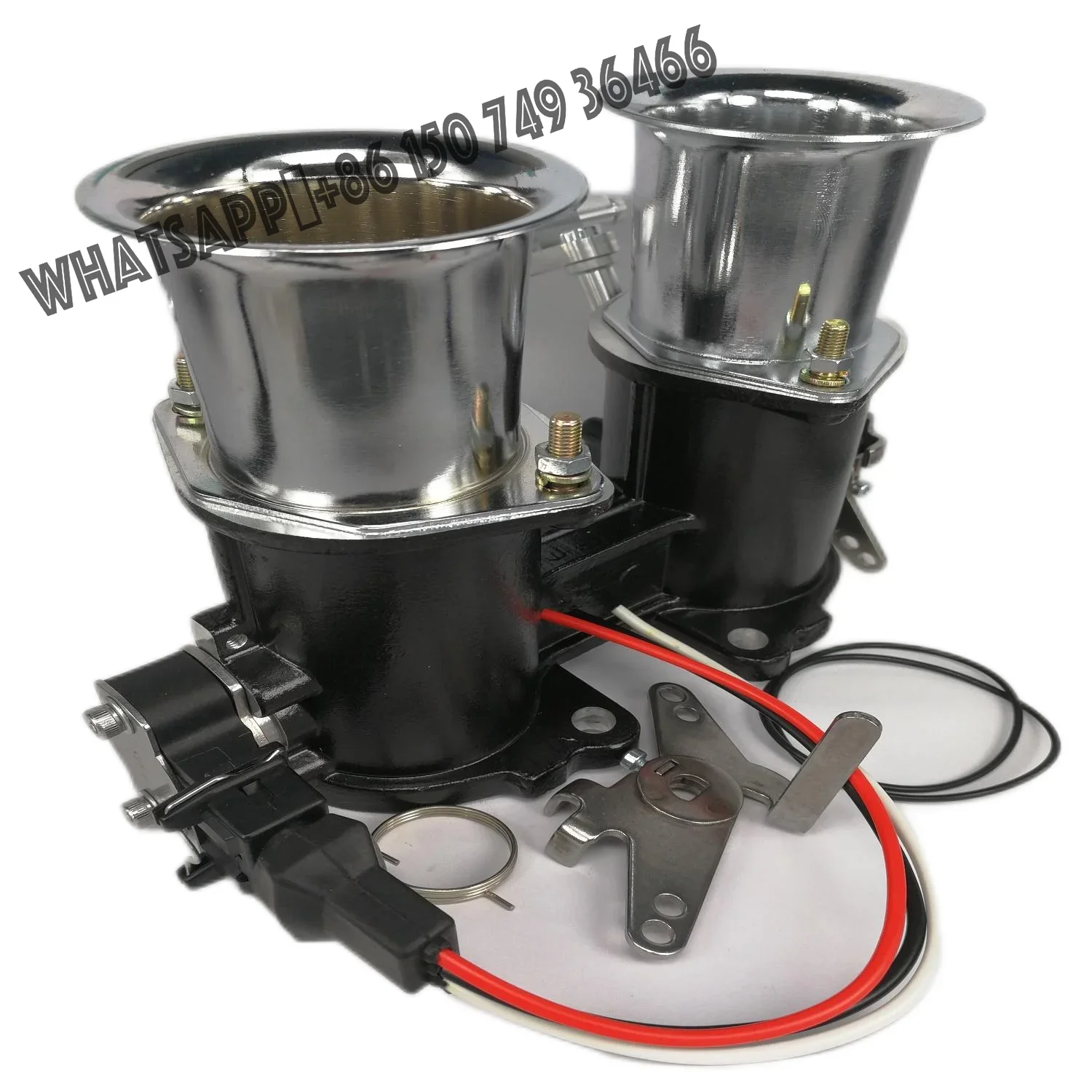 

FAJS NO T1-4B-2 INTEGRAL TYPE 48IDF THROTTLE BODY WITH AIR HORN and TPS for PORSCHE Carburetor to Electronic Fuel Injection