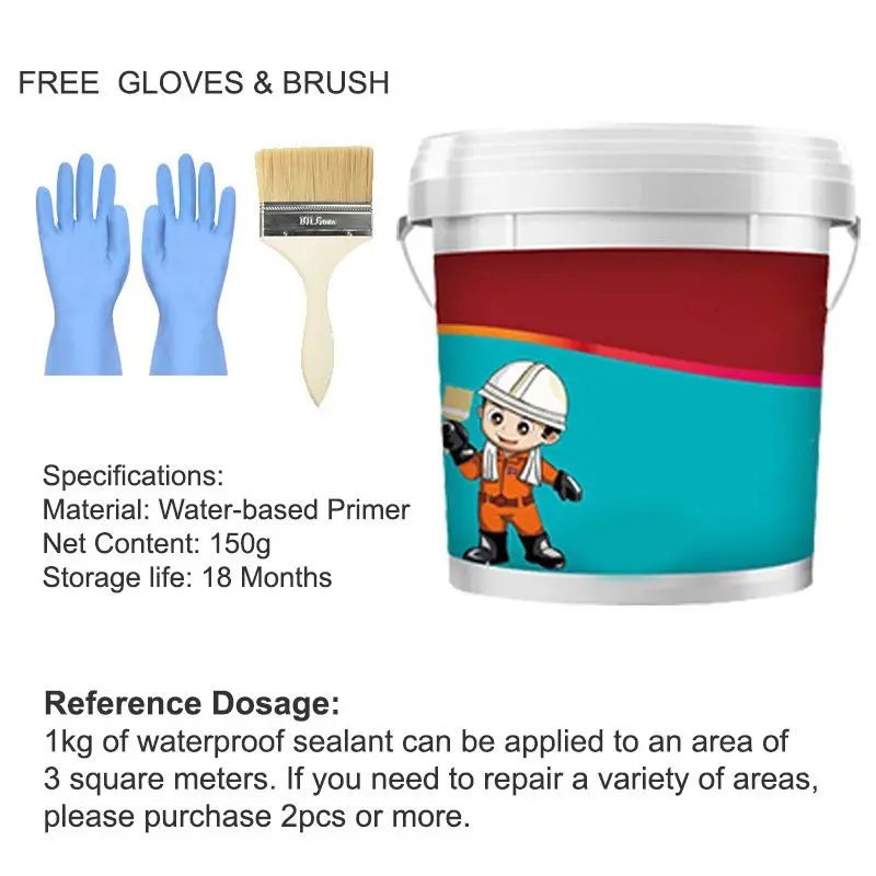 150g Super Strong Waterproof Tape Stop Leaks Transparent Repairing Leak Waterproof Adhesive Insulating Duct Repair Glue