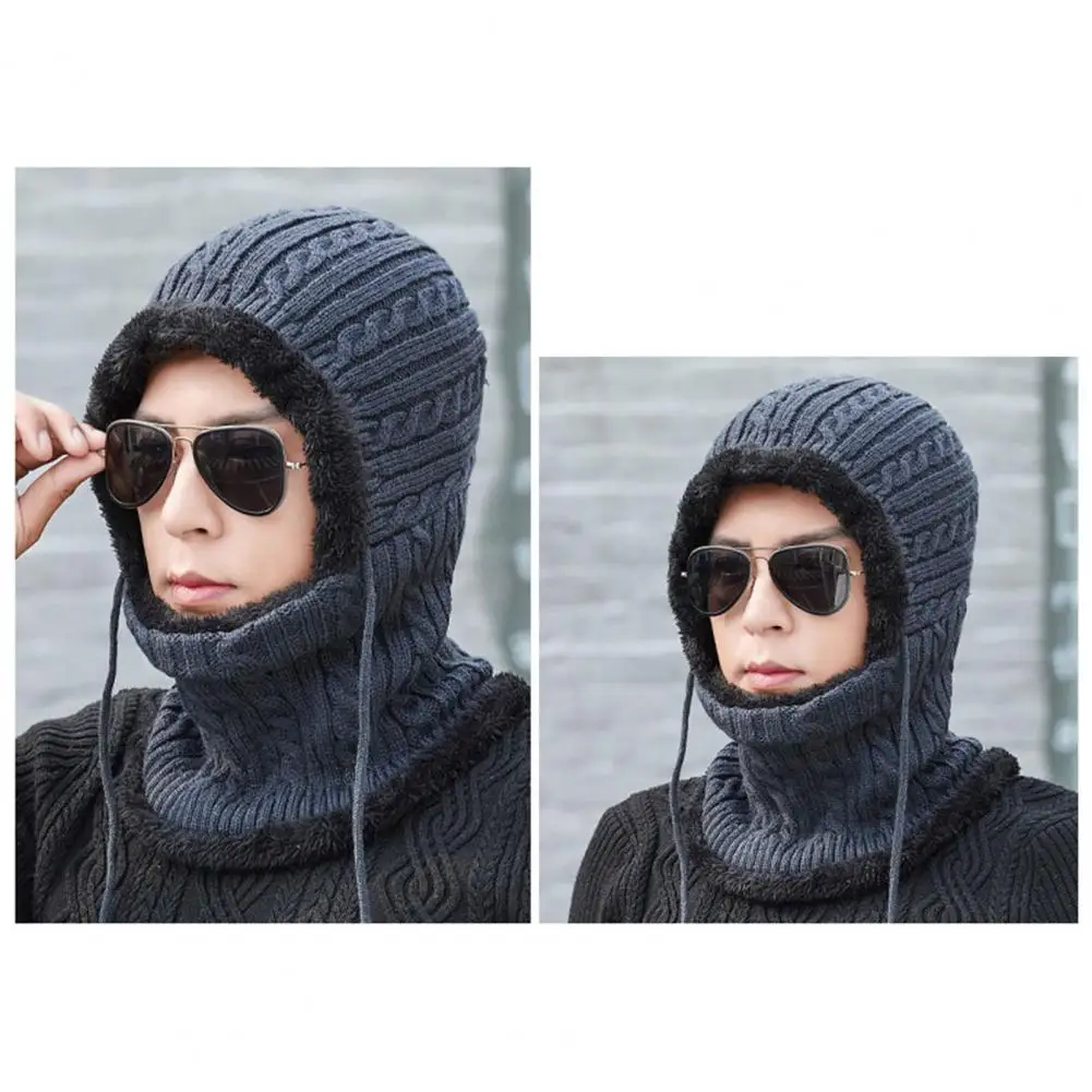 Cozy Winter Hat  Solid Color Head Wear Beanie Hat  Autumn Winter Cotton Knitted Beanie Hat