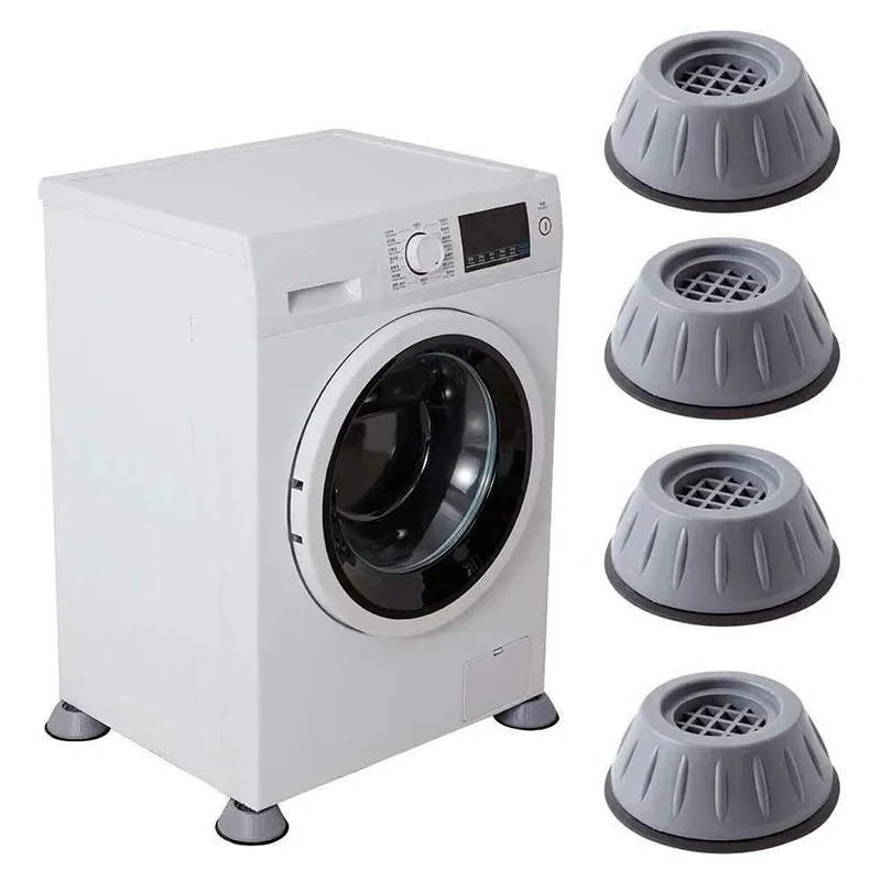 Universal Washer Foot Pad Anti Vibration Pad Washing Machine Holder Dryer Shock Support Prevent Moving Non-Slip Home Accessories