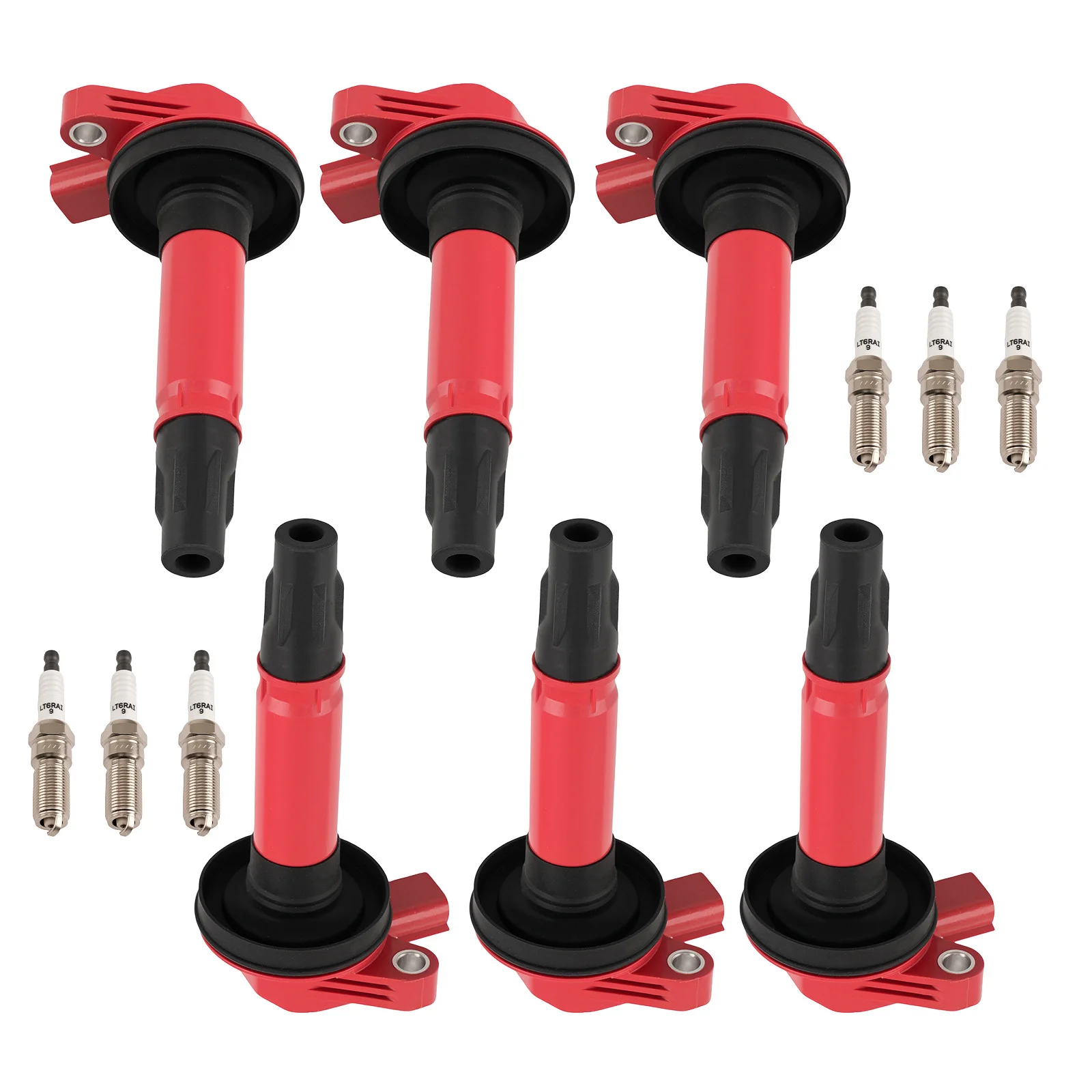 

Ignition Coil & Iridium Spark Plug 6-PC Kit for Ford F-150 3.5L 3.7L 2011-2017