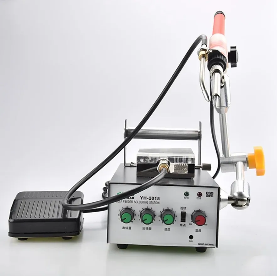 

YH2015 Automatic Soldering Machine High-power Foot-operated Tin Soldering Iron 375c Tin Constant Temperature Soldering Station