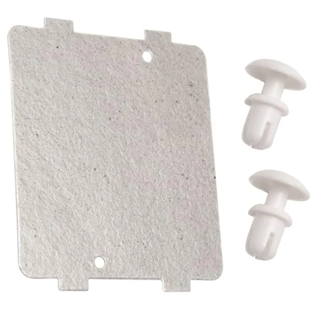 Replacement Waveguide Cover for GE Microwaves Thickened Material Compatible with Multiple Brands Two Locking Buttons