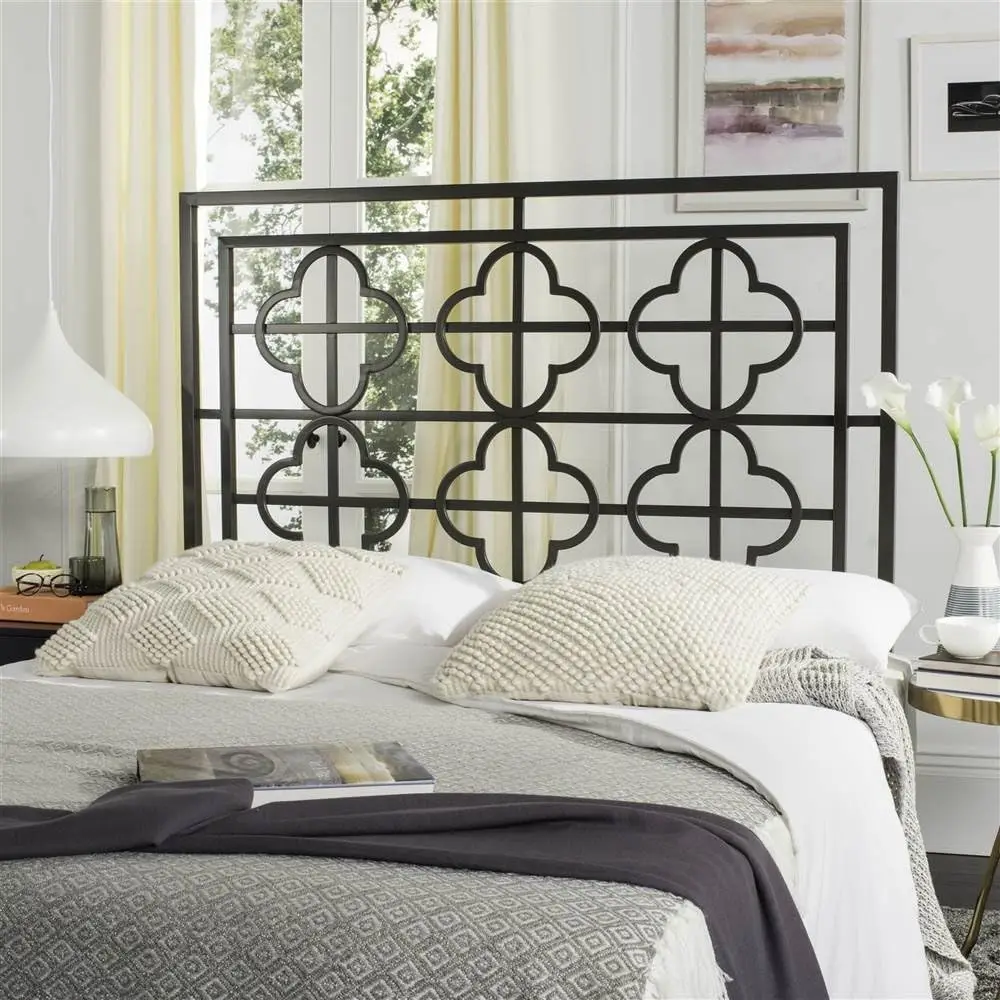 Home Collection Lucina Gunmetal Headboard, Queen