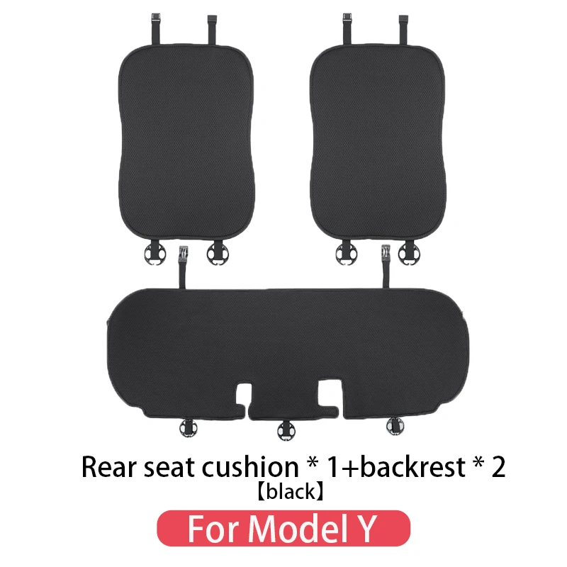 car seat cover cushion For Tesla Model 3/Model Y 2019-2026 juniper Ice Silk Seat Cover breathable seat car Interior accessories image 3