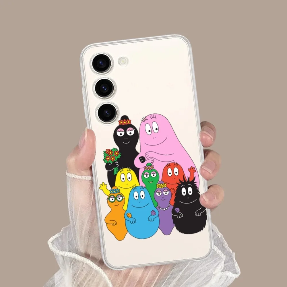 Cartoon B-Barbapapa Phone Case for Samsung Galaxy S8 8S G950F G950 A91 A80 A73 5G A72