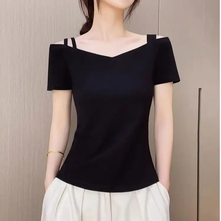 Plain Women's Cotton T-Shirt Essential Wardrobe Staple Crew Neck Comfort Fit Tee