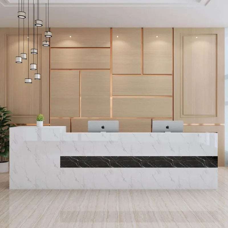 Office Pulpito Reception Desks Office Standing Simple Modern Reception Desk White Luxury Pulpito Para Igreja Bar Furniture