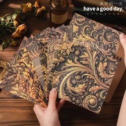 30pcs Large size Decor Scrapbook Vintage Material Paper Combo Kit DIY Junk Journal Collage Photo Album Retro Background paper