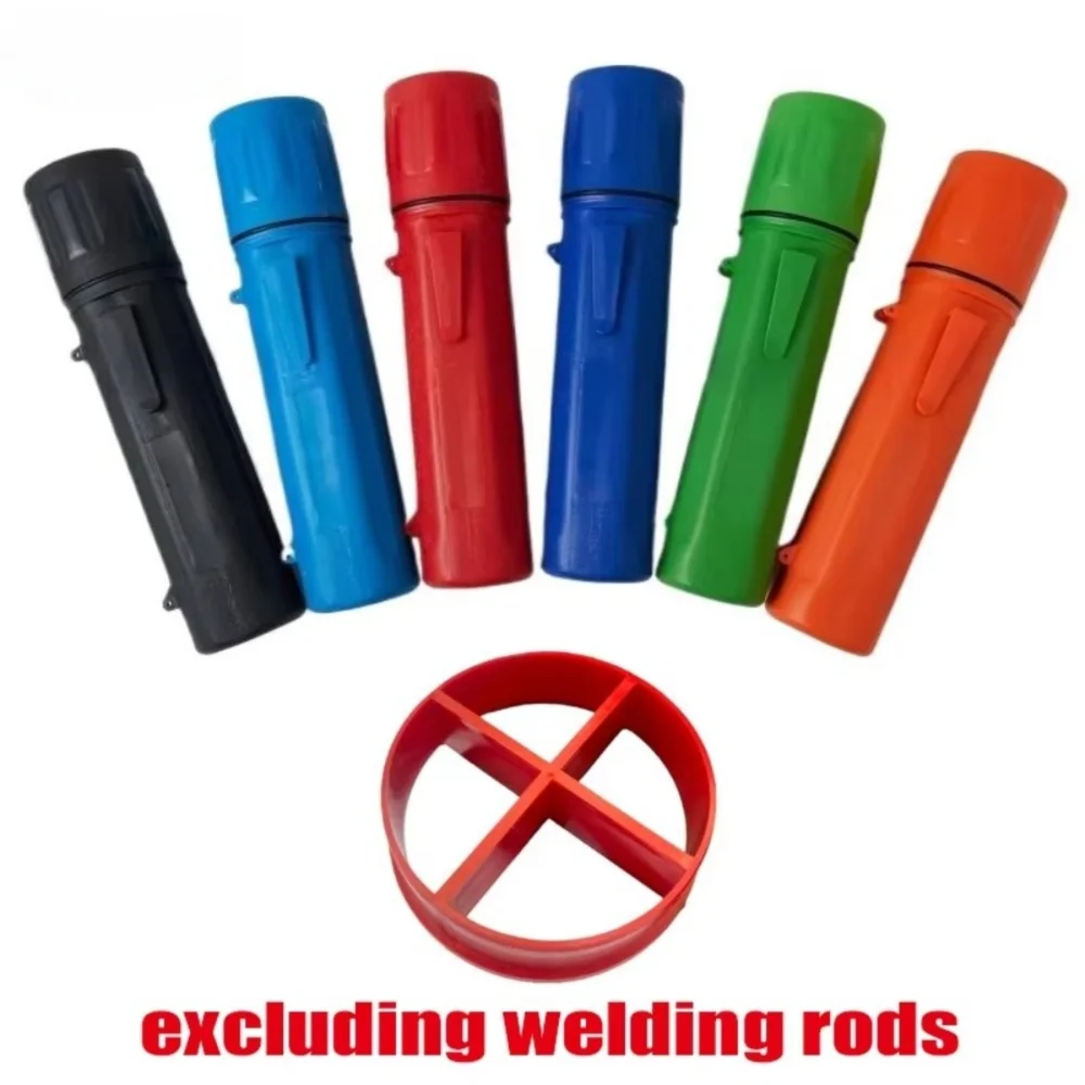 

Durable 4.5kg Capacity Welding Rod Storage Tube Moisture-proof Portable Electrode Holder Plastic Rod Guard Container