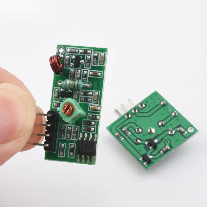 Módulo Transmissor Sem Fio RF 433Mhz 315MHZ e Kit Receptor DC 5V Módulo Sem Fio 315 433 Mhz Kit Eletrônico DIY