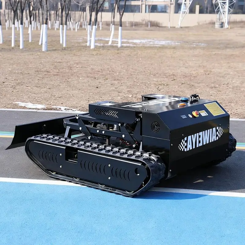 Customized new all-terrain rotary mower with automatic remote control, suitable for agricultural and forestry mowing operations