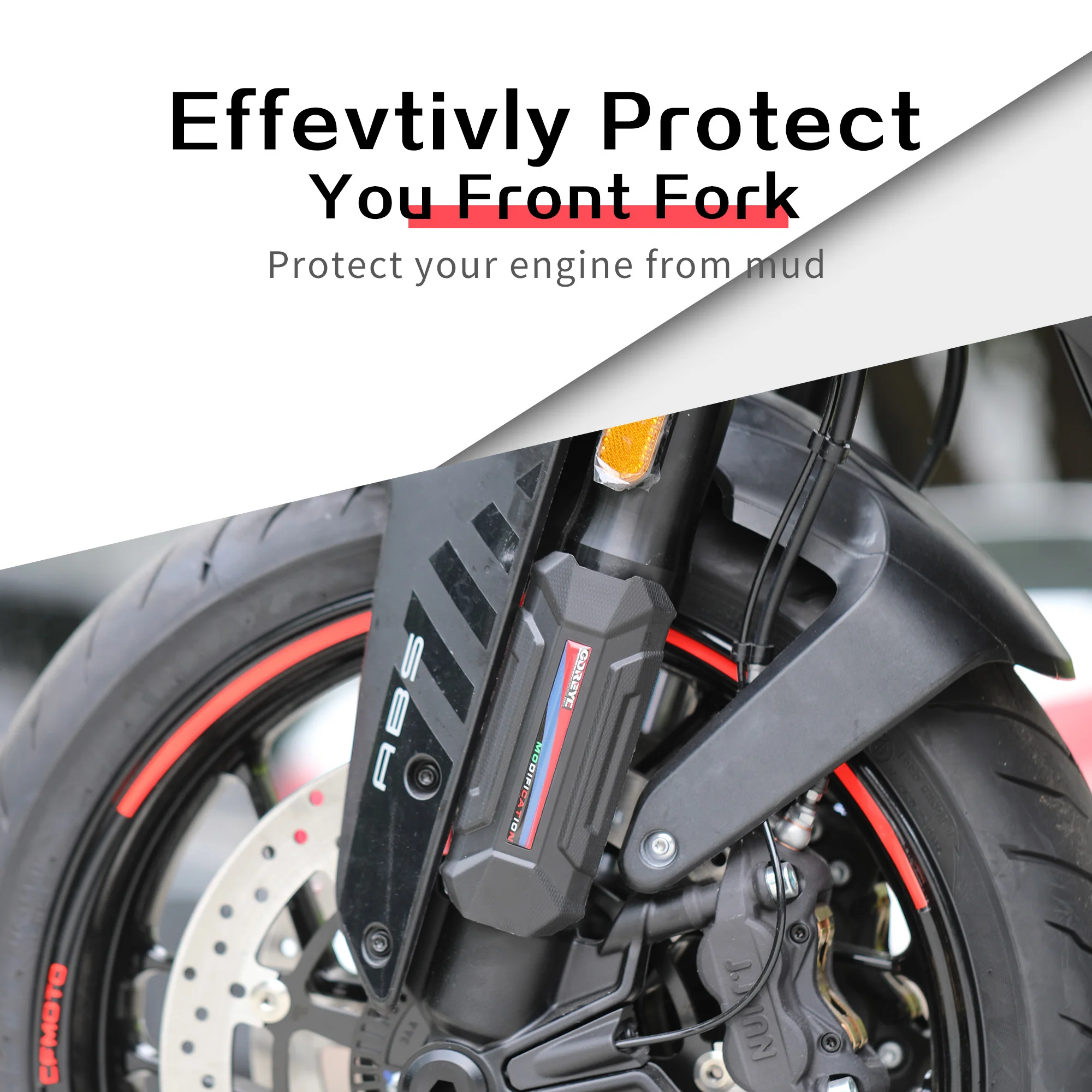 For Kawasaki ZX10R ZX-10R 2011-2023  ZX 10R motorcycle accessories Front Fork Guard Shock Absorbing Protective Shell Cover