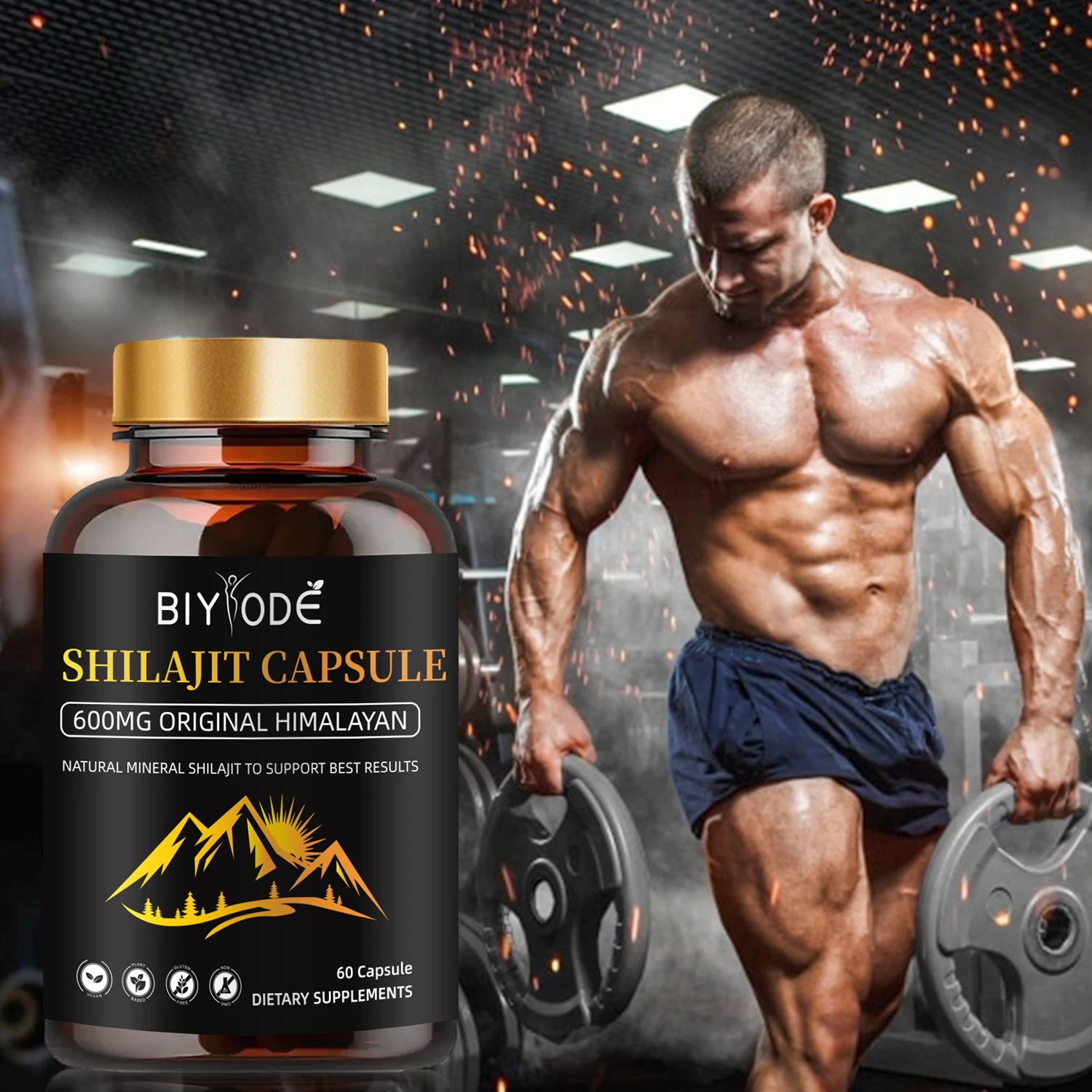 

Shilajit Capsule Природная энергетическая добавка Поддержка концентрации и четкости