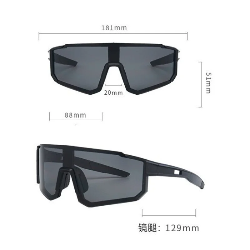 10 stücke Radfahren Brille Männer und Frauen Sonnenbrille Motorrad Winddicht Gläser Bergsteigen Outdoor UV Schutz Sonnenbrille – Detail 6