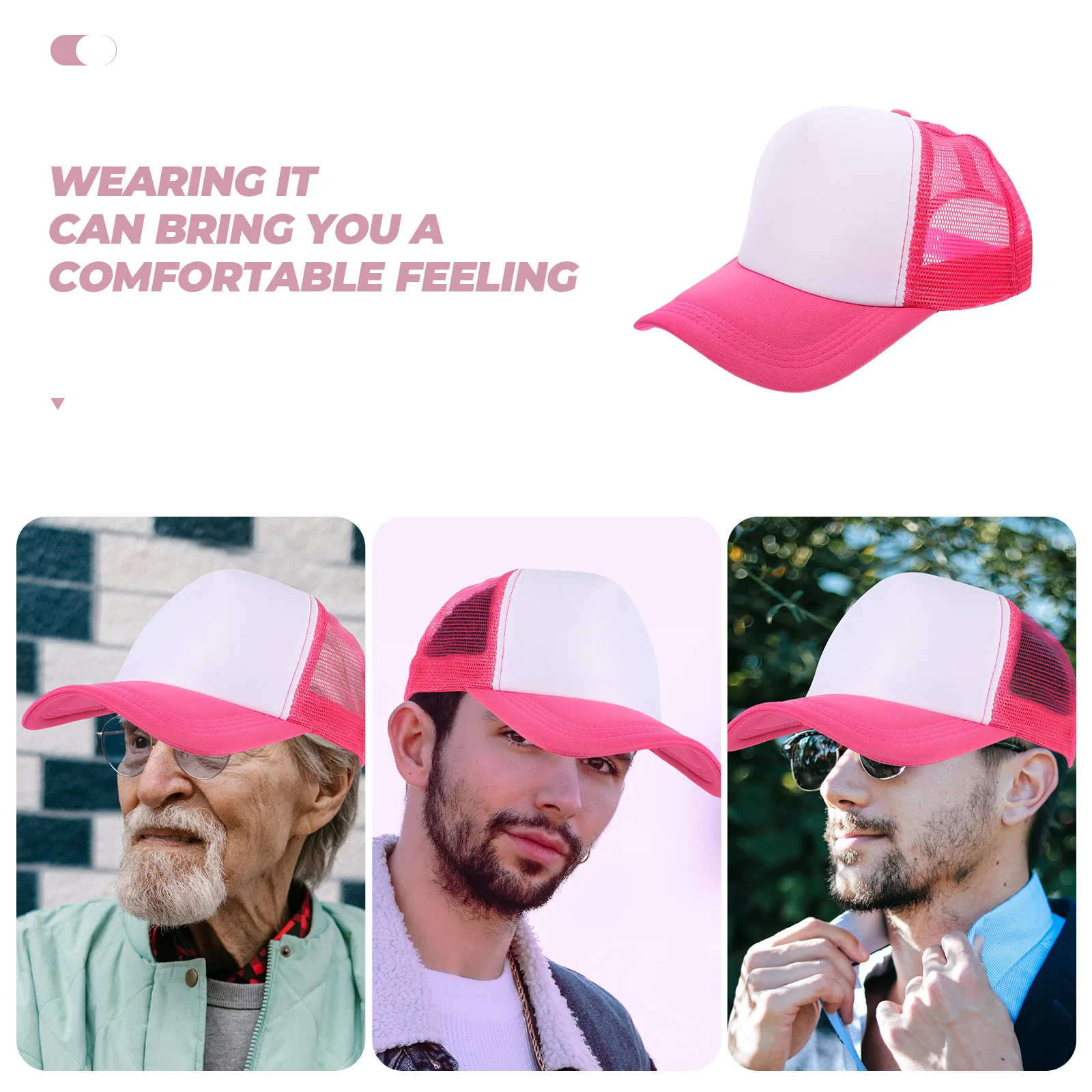 

10Pcs Sublimation Blank Mesh Baseball Hat Heat Transfer DIY Caps Outdoor Summer Hat Sublimation Hats Blank Hats