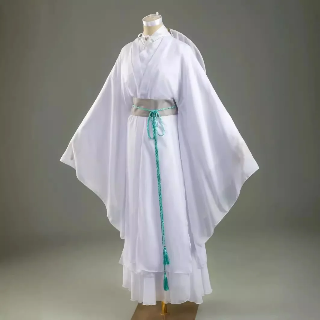 

Официальное благословение аниме небеса, косплей князь се Лянь, костюм Тянь Гуань Си фу, косплей, Xielian парик, Бамбуковая Шляпа, реквизит, белый ханьфу