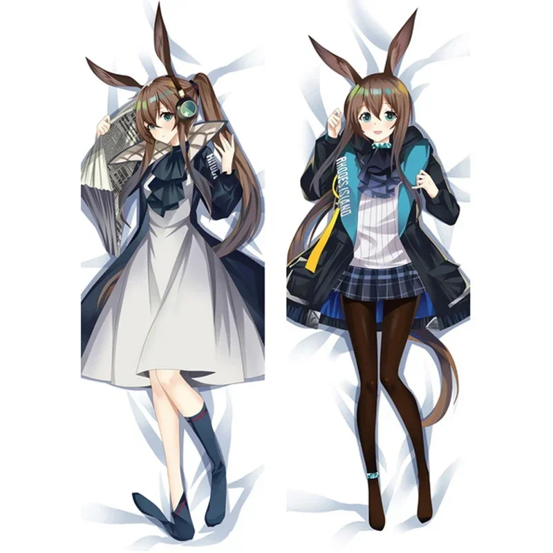 60x180cm Anime Game Arknights Amiya Nightingale Mostima Dakimakura Pillow Case HD Digital Printed Hugging Body Cushion Cover Aak