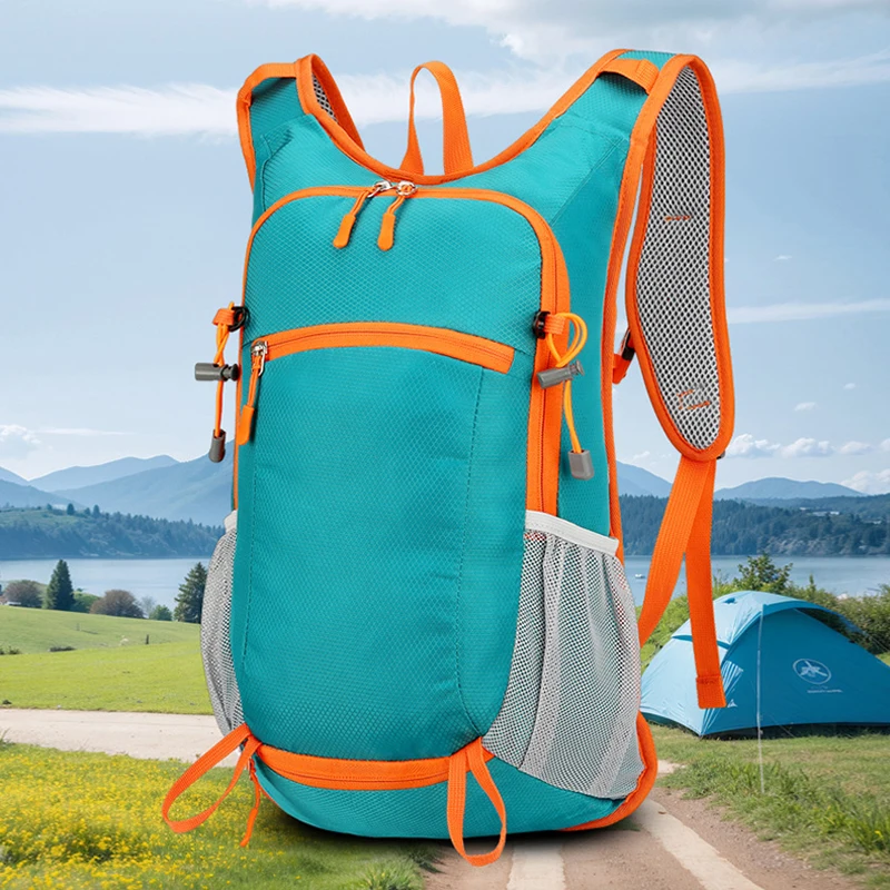 Zaino di grande capacità Zaino leggero da esterno per escursionismo, campeggio, arrampicata, borsa per acqua, zaino portaoggetti, borsa a tracolla per ciclismo, palestra sportiva
