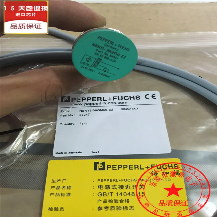 NBN15-30GM50-E0 NBN15-30GM50-E2  NBN15-30GM50-A0 -A2 P+F Proximity Switch Sensor  New High-Quality