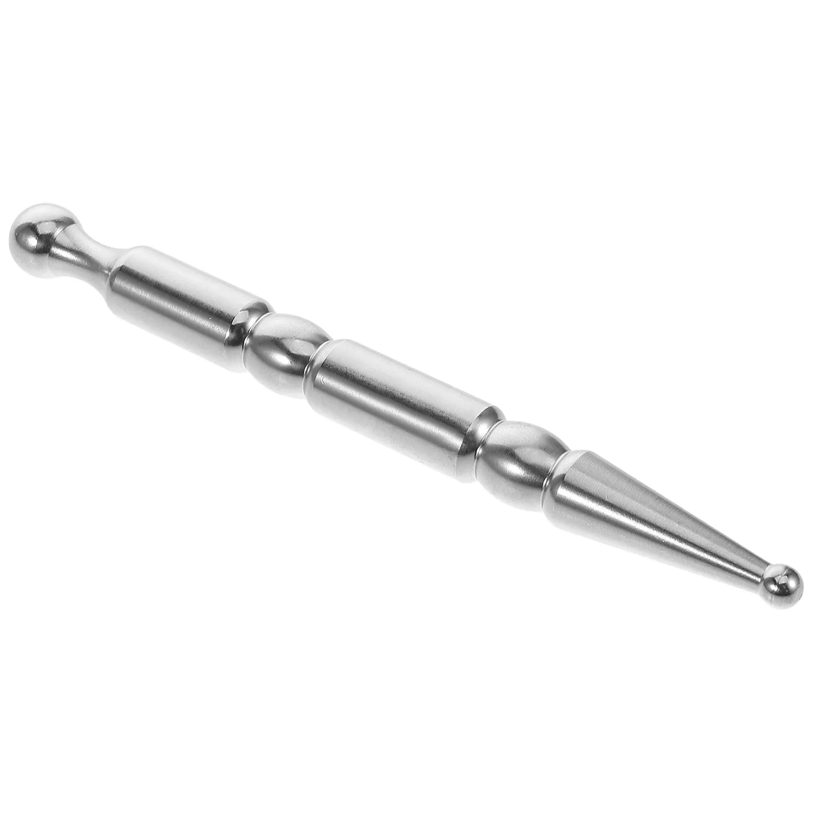 

Массажная палочка из нержавеющей стали для акупрессуры, компактный портативный массажер для всего тела, инструмент для расслабления мышц и точечного массажа для домашнего использования