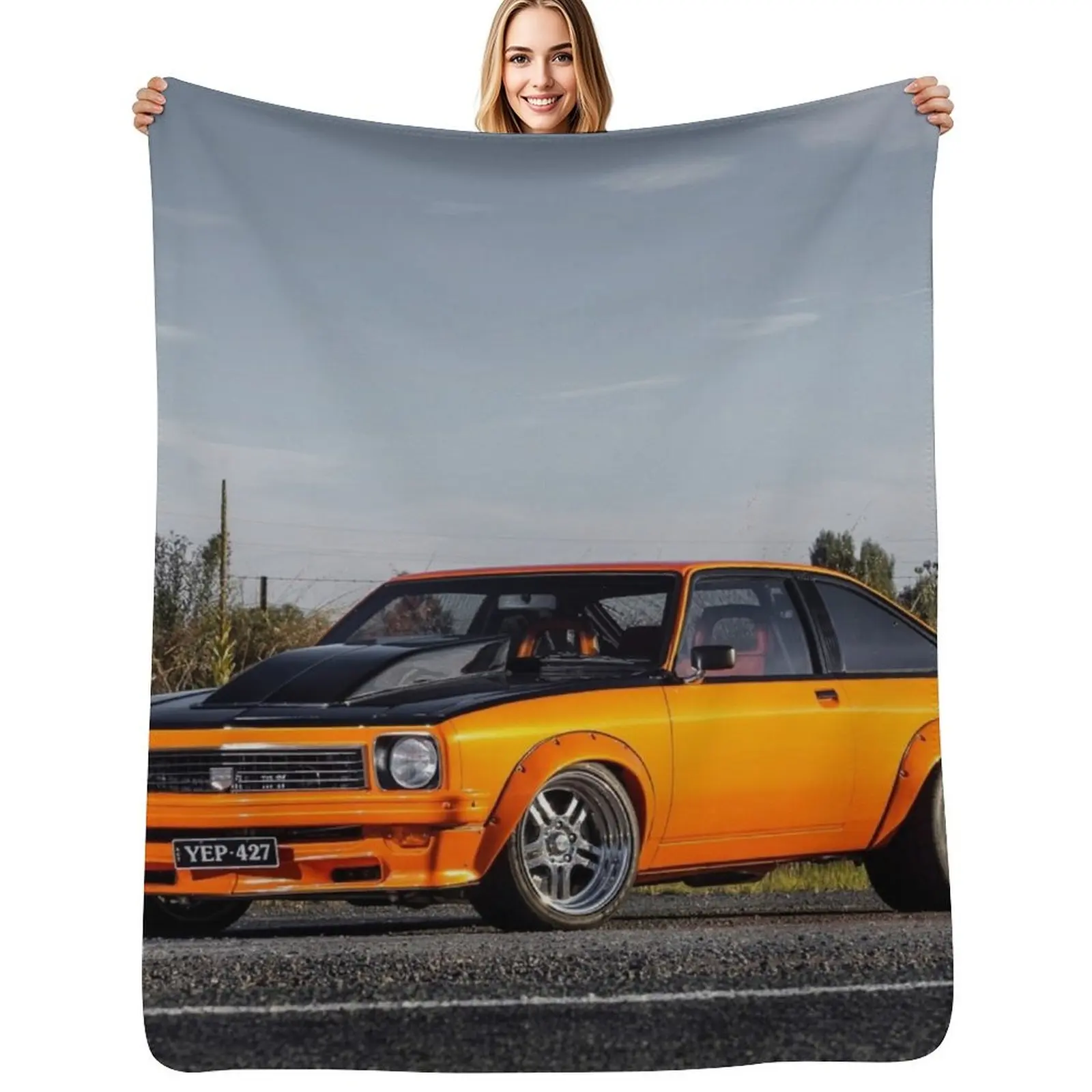 Brett Russell Holden LX Torana Throw Blanket Soft Breathable Blanket for Night Sleeping
