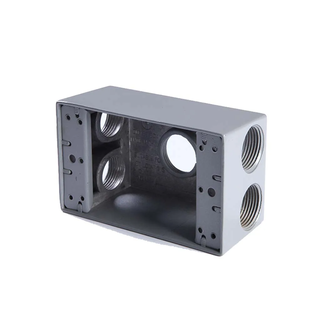 Waterproof NEMA L5-50R 6-30R 10-30R 10-50R 14-30R 14-50R US Industrial Receptacle Metal Mount Back Box Wire Concealed bottom Box