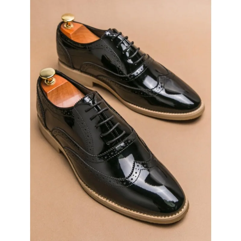 

Men Lace-up Front Oxford Shoes, Business Office Dress Shoes
