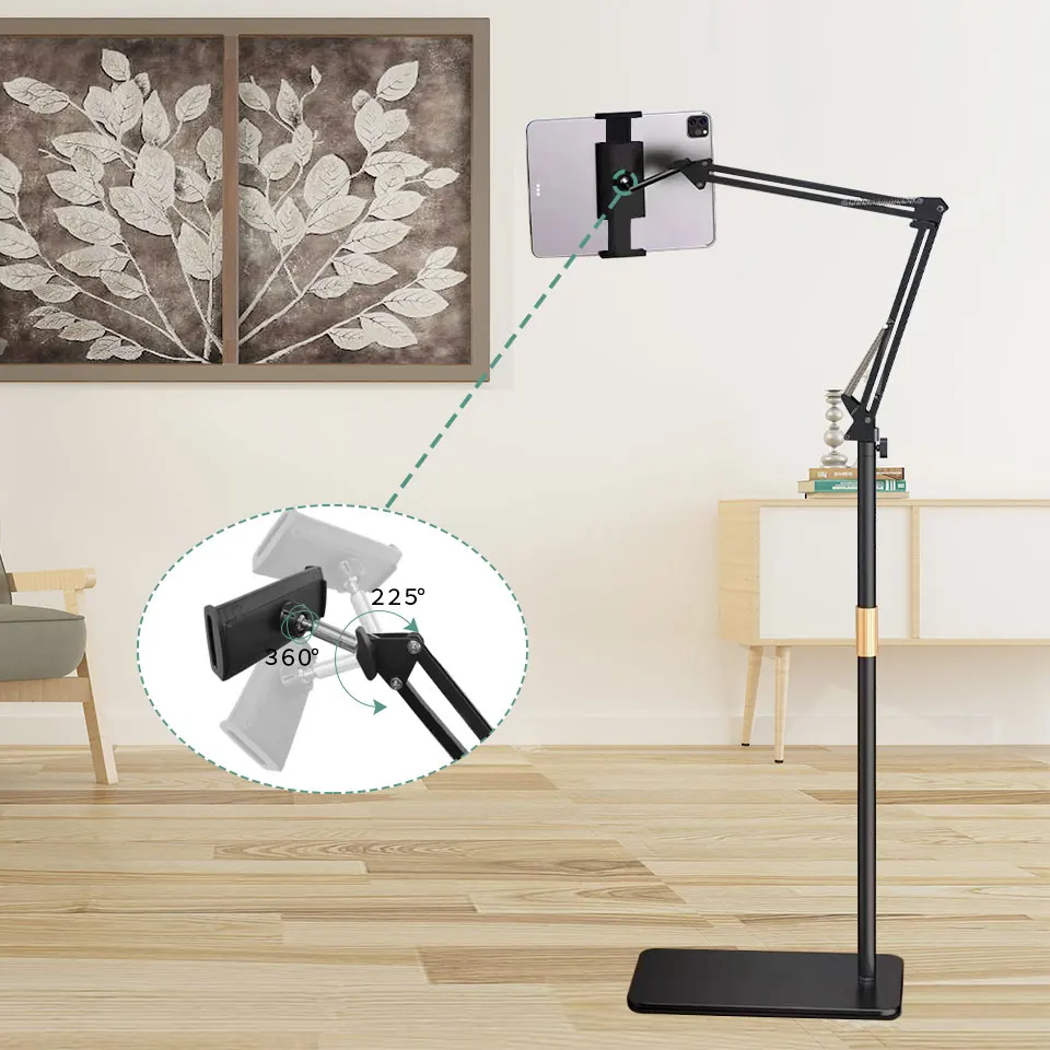 

Flexible 360 Degree Long Arm Gooseneck Tablet Phone Stand Lazy Phone Holder Supports Bed & Carton Packing for Mobile Phones