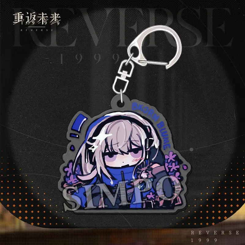 Anime Reverse:1999 Acrylic Pendant Cartoon Figure Medicine Pocket Sotheby X Two-sided Interlayer Keychain Cosplay Xmas Gifts