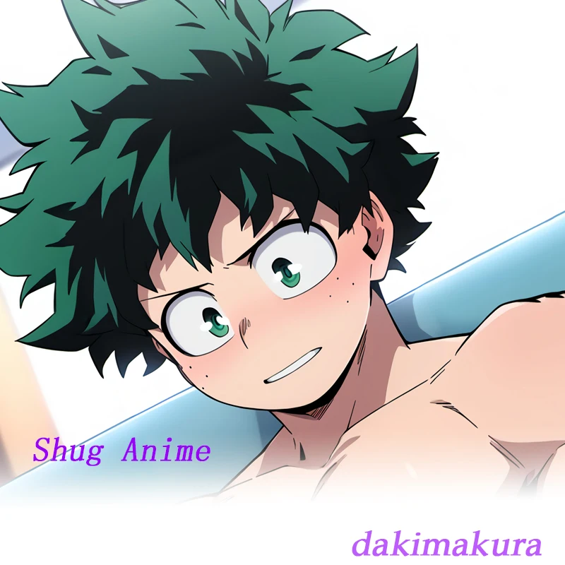 داكيماكورا طباعة على الوجهين أنيمي غطاء وسادة الجسم ، هدايا الفراش ، ميدوريا ، إيزوكو ، فويا ، بالحجم الطبيعي