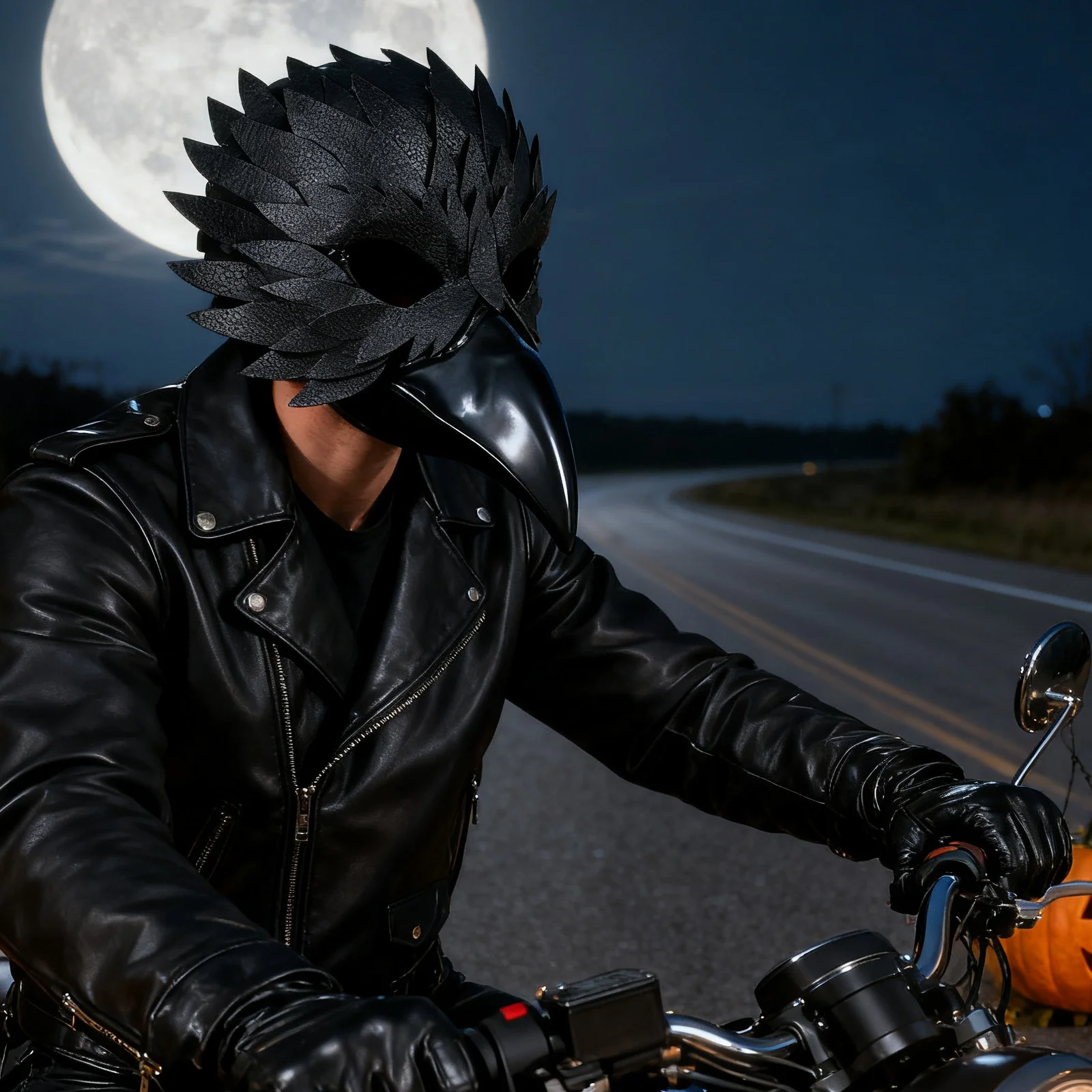 

Elegant Half Face Owl Mask with Plumes - Fine Craftsmanship Animal Masquerade for Adults - Halloween Carnival Party Cosplay