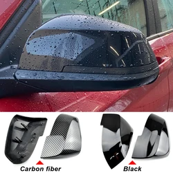 Pair Gloss Black Car Side Rearview Mirror Cover Cap For BMW F20 F21 F22 F30 F32 F36 X1 F87 M3 220i 320i 328i 330i 420i 428i 435i