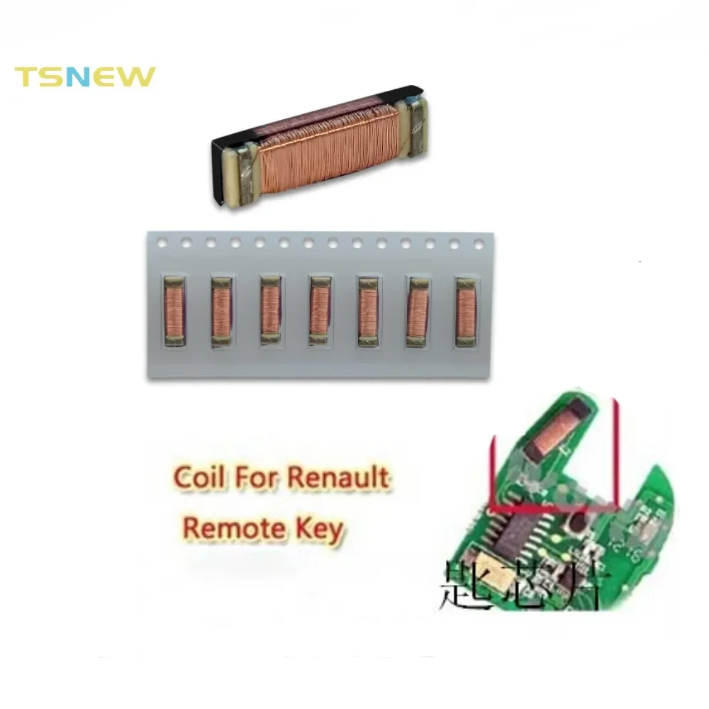 5/10pcs Car Key Remote Inductance Coil 12*3.5mm 2.38MH 680P Transponder Chip For Citroen Car Transformer for Renault