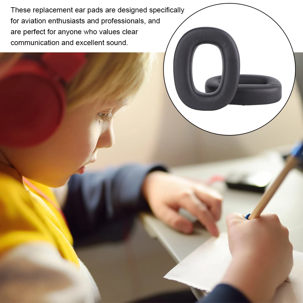 Vervangende oorkussens Geluidsisolatie Memory Foam Headset Oorkussens Eiwitleer voor Bowers & Wilkins PX8/PX7 S2 Headset