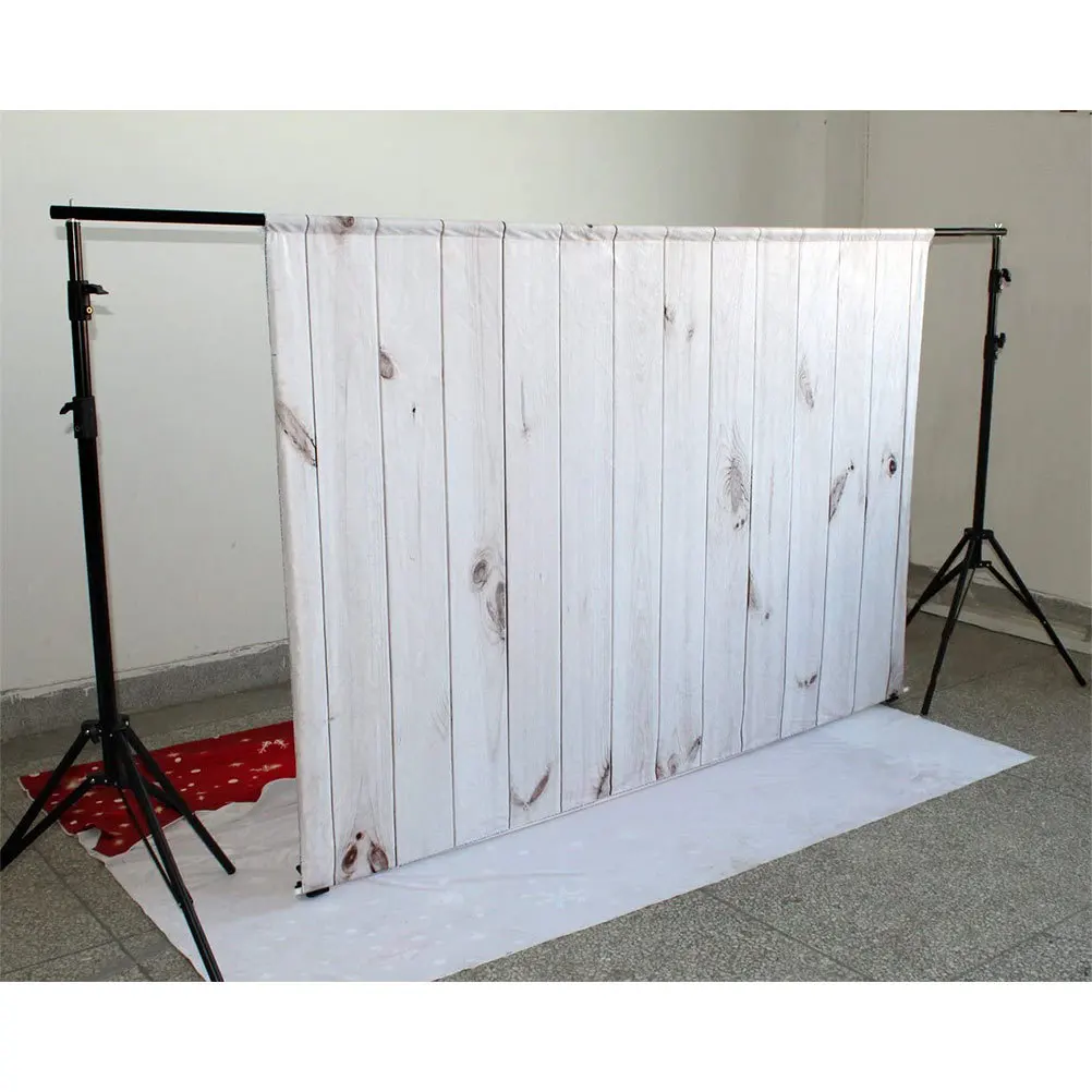 

Wood Grain Backdrop Photography Fabric 150x210cm White Durable Lightweight Beautiful Photo Background for Work Room
