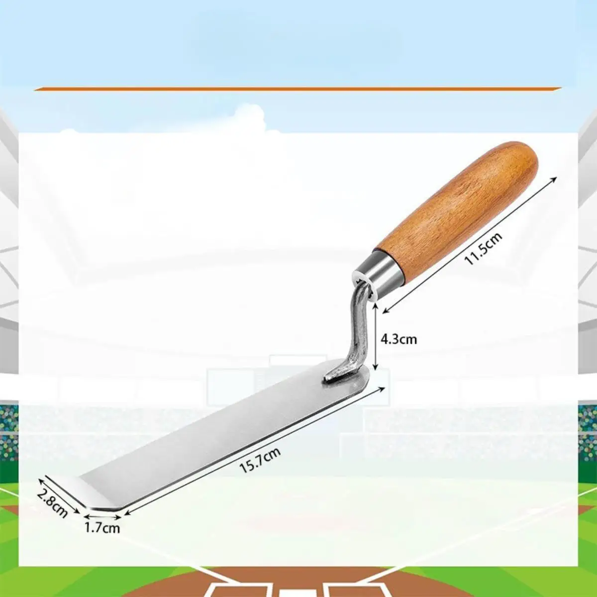Baseball Dig Out Tool Portable Professional Easy to Use for Training Course Maintenance Cleaning Sturdy Anchor Clean Out Tool