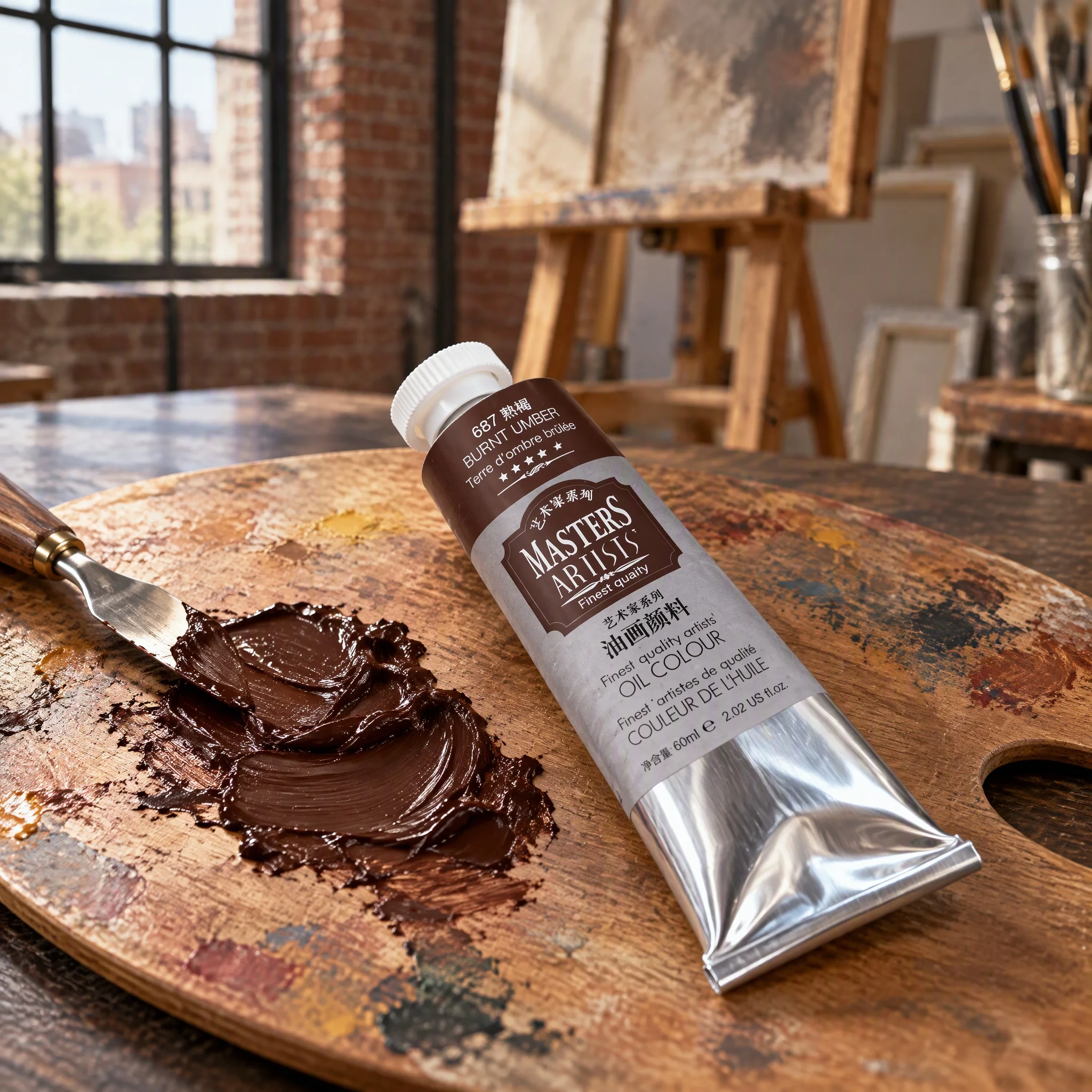 Marie's 60ml Single Stick Oil Painting Pigments Artist-Grade Genuine  Art Creation Premium Color Series Professional Painting