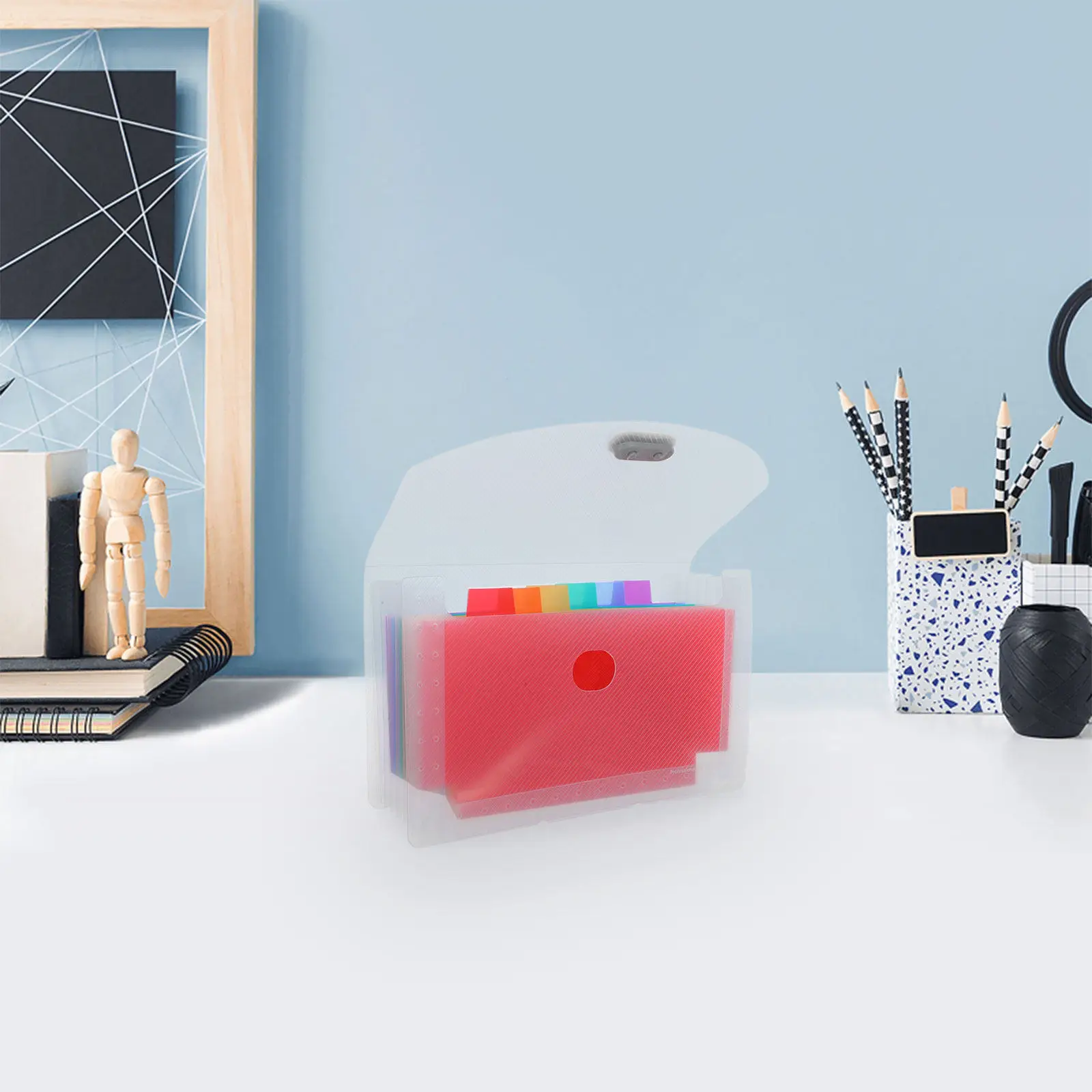 

2 шт. водонепроницаемых органайзеров для документов, пластиковая папка-аккордеон с 7 отделениями, портативный держатель для чеков и счетов для офиса, путешествий, наличных