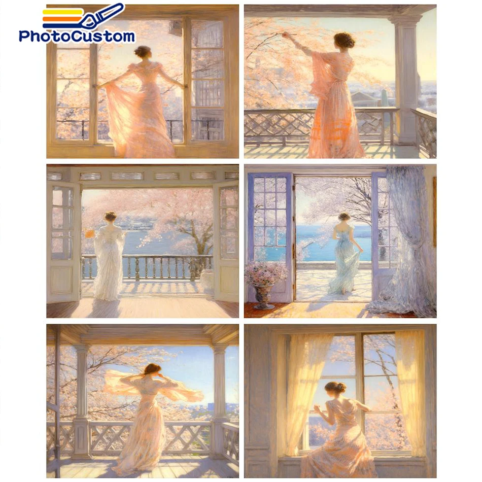 

Набор для рисования по номерам на холсте Девушка